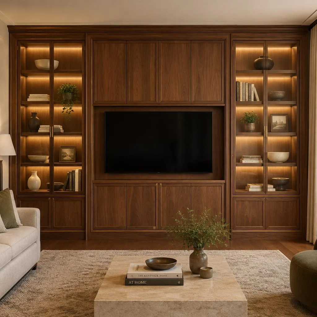 After custom cabinetry & millwork design concept: From flat-pack to forever.