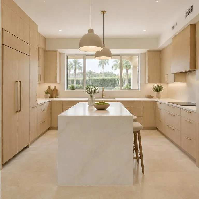 After kitchen design concept: From dated to quietly extraordinary.