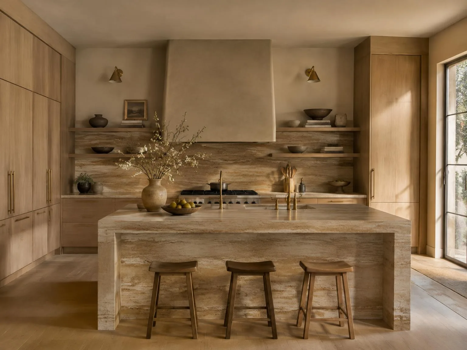 Warm and natural kitchen inspiration