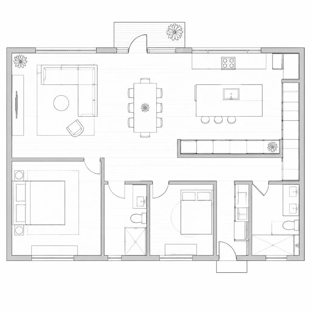 After space planning & interior architecture design concept: From fragmented to fluid.