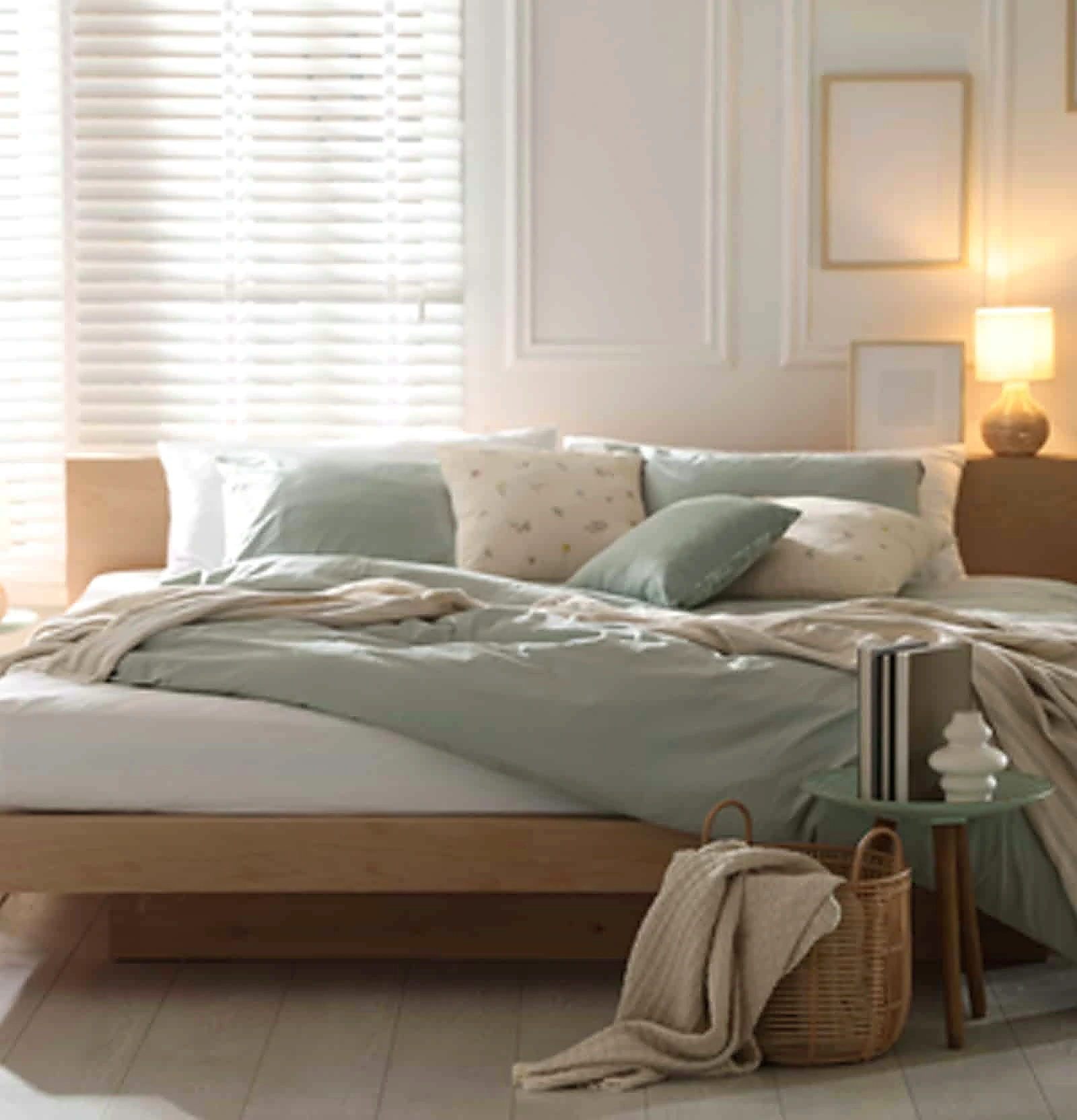 Calm, layered neutrals — Window Treatments & Bedding Design by Mi Casa Interior Calm, layered neutrals — Window Treatments & Bedding Design by Mi Casa Interior