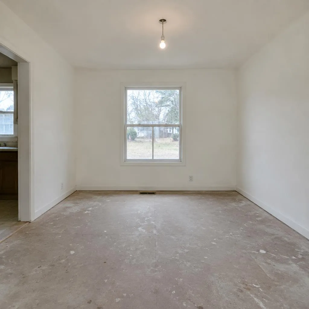Before design consultation & home staging design concept: From vacant to unforgettable.